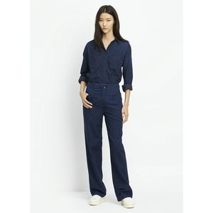 new VINCE High Waist Denim Patch Pocket Jeans